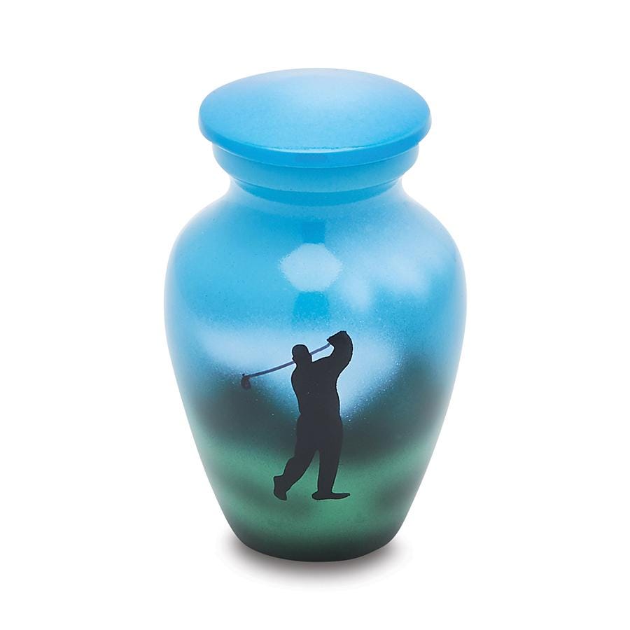 Down the Middle Token Urn